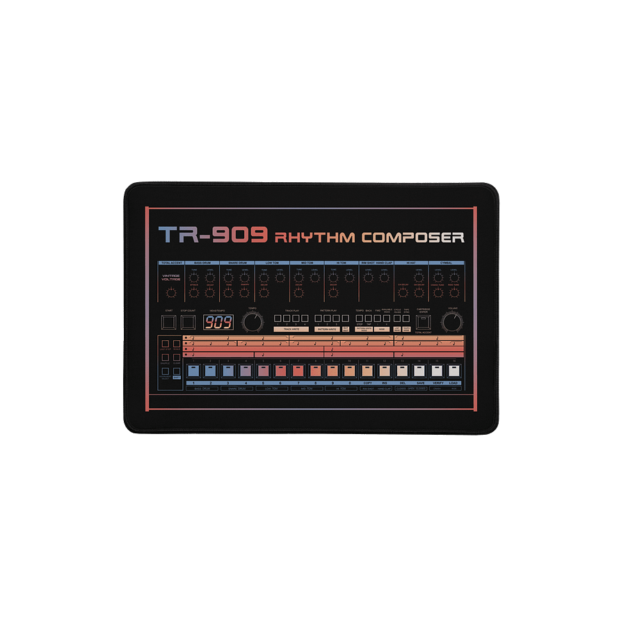 909 Desk Mat - Roland TR-909 Rhythm Composer (Vintage Drum Machine) product image (3)