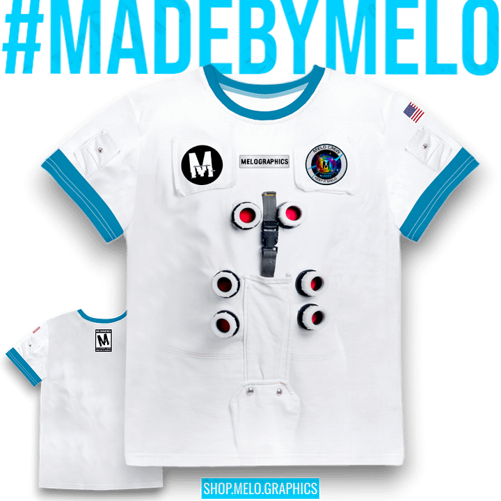 Astronaut Suit: #MeloCrew Cadet - Ultimate Youth T-Shirt | #MadeByMELO product image (1)