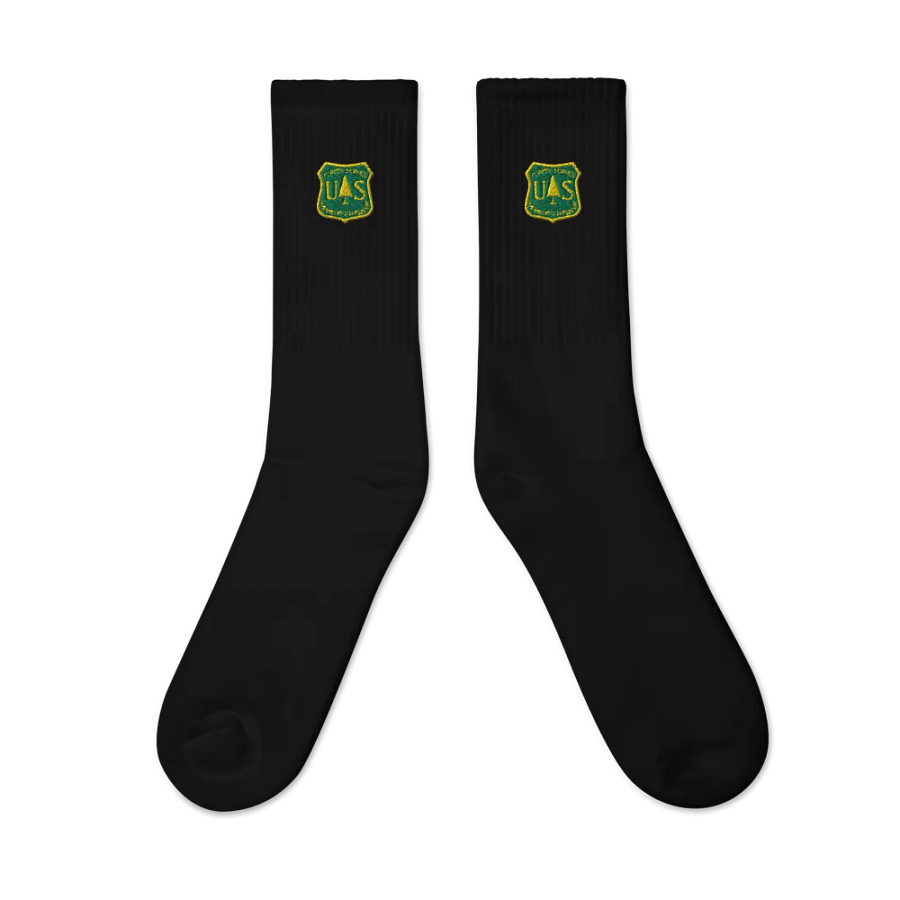 "Forest Service" Embroidered Socks product image (8)