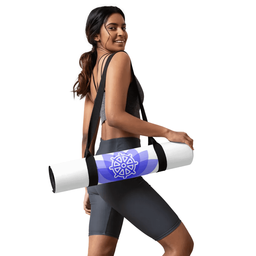 Blue Lotus Yoga Mat product image (9)