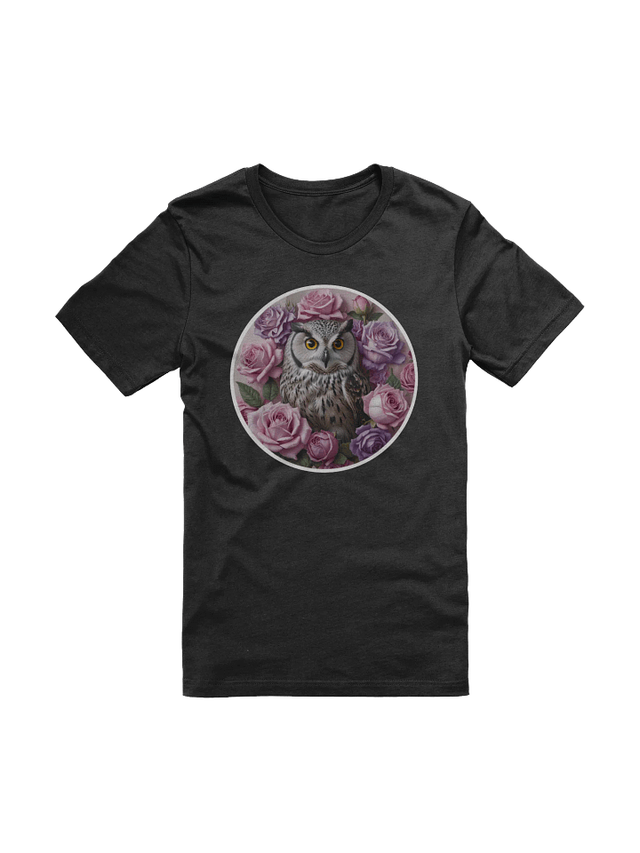 Owl and Roses Circle T-Shirt product image (4)
