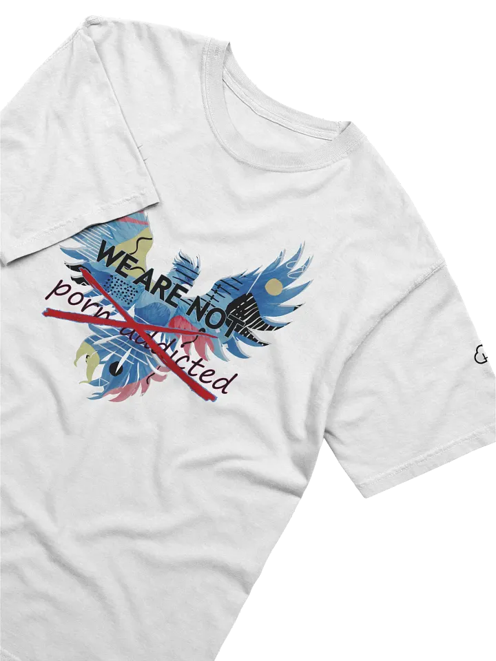 We are NOT porn addicted t-shirt product image (1)
