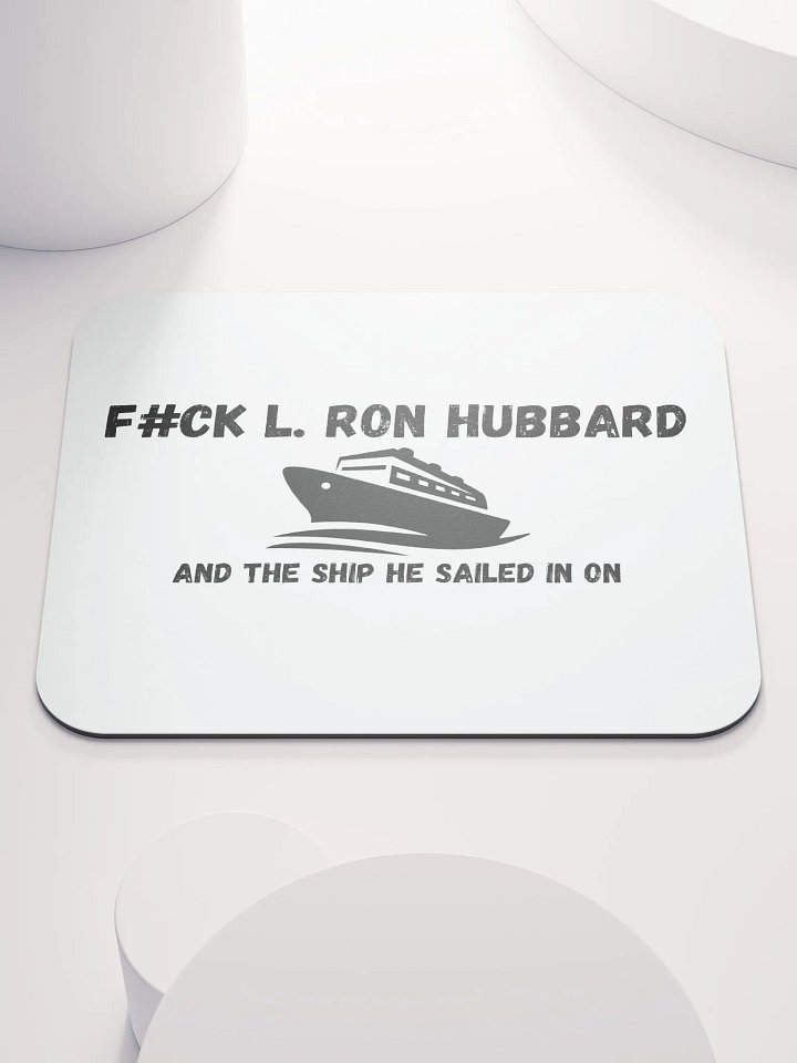 F#ck L. Ron. Hubbard mousepad product image (1)