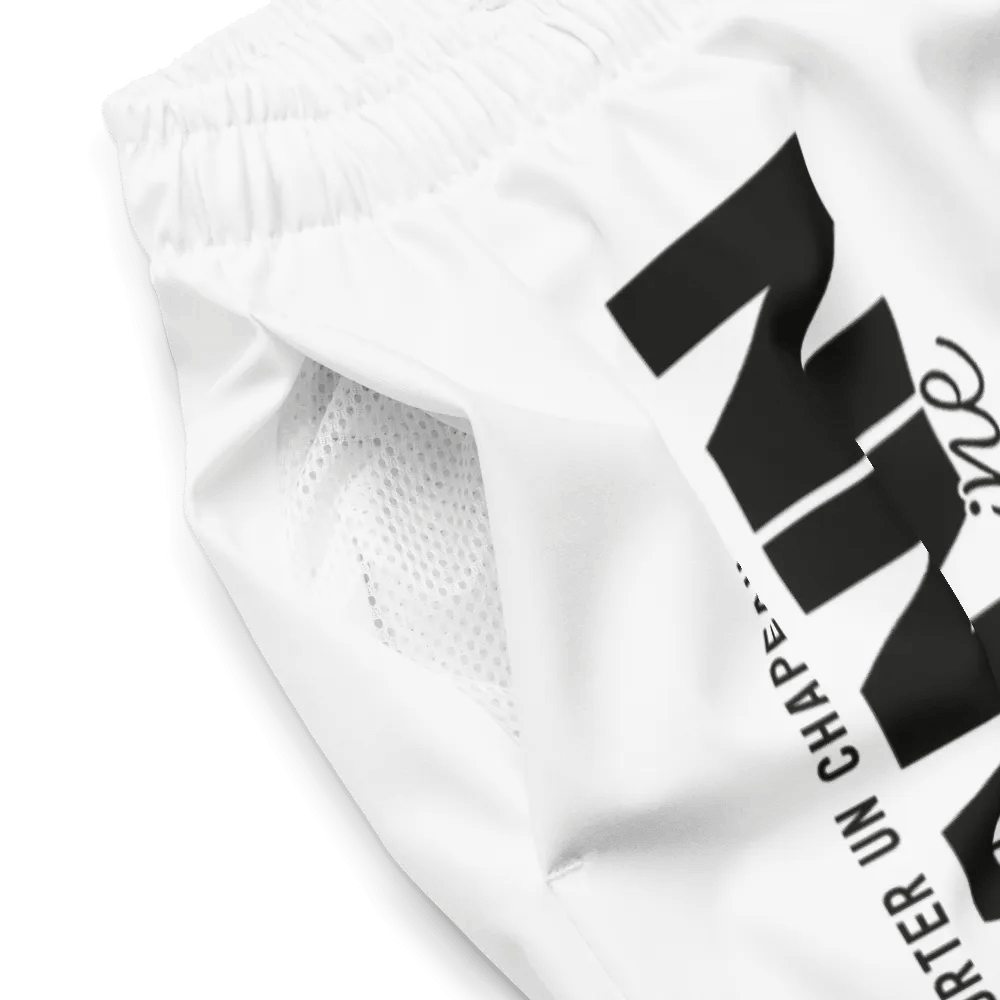 MANN Magazine Monochrome Unisex Swim Trunks product image (5)