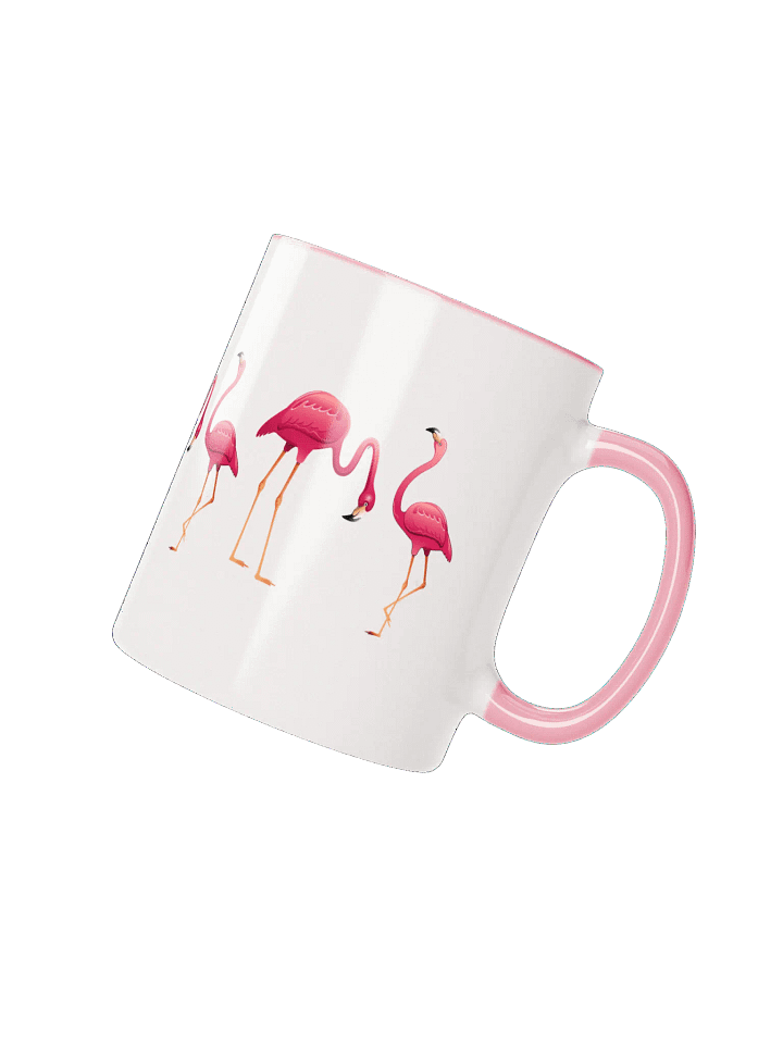 Pixelated Flamingo Parade Mug product image (4)