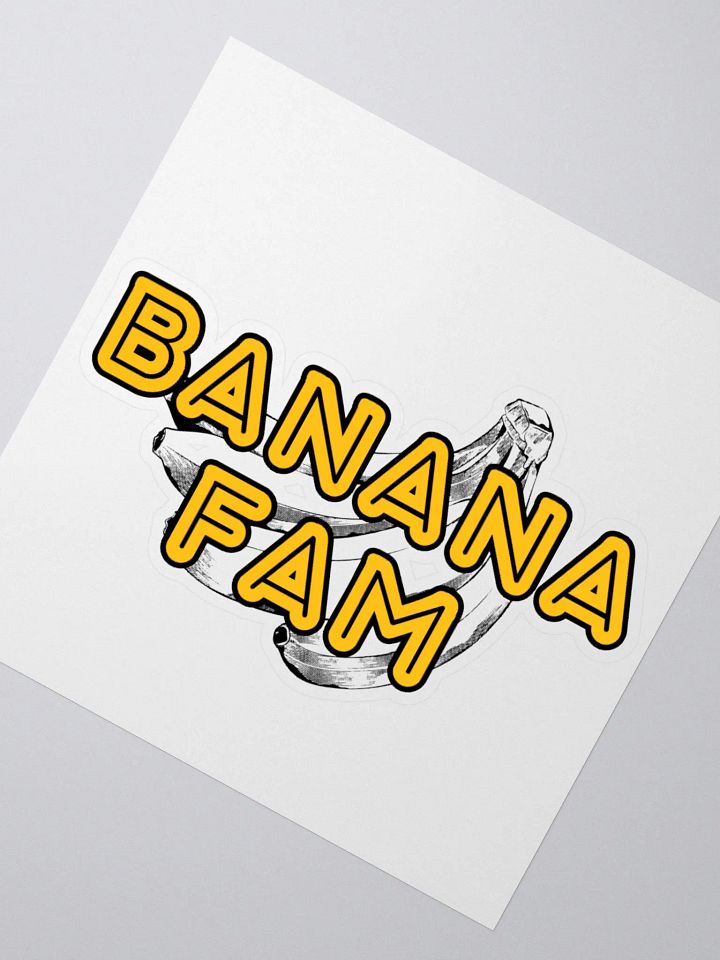 BANANA FAM CLASIC - STICKER product image (5)