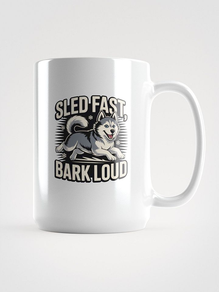 Sled Fast, Bark Loud Husky Mug product image (1)