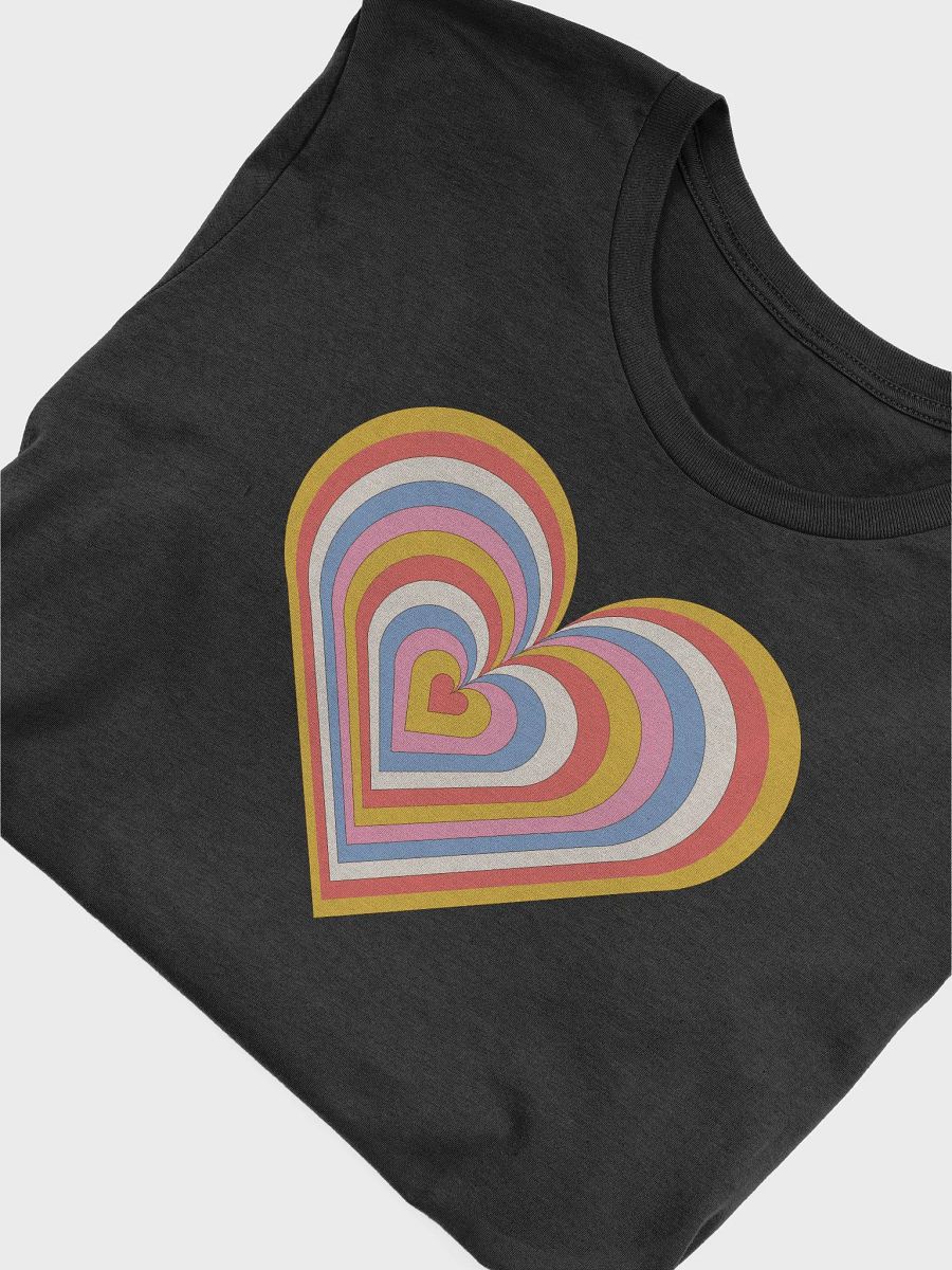 Retro Rainbow Heart T product image (6)
