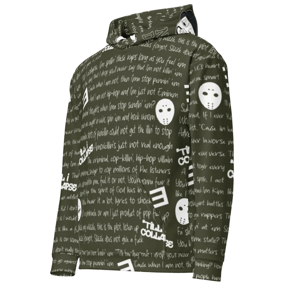 'Till I Collapse - Eminem - MILITARY GREEN - Unisex Hoodie product image (1)