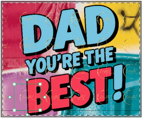 Father's Day Tumbler Wrap PNG, Dad You're The Best, Colorful Gift For Dad, Personalized Tumbler Wrap, Digital Download, Father's Day Gift product image (1)