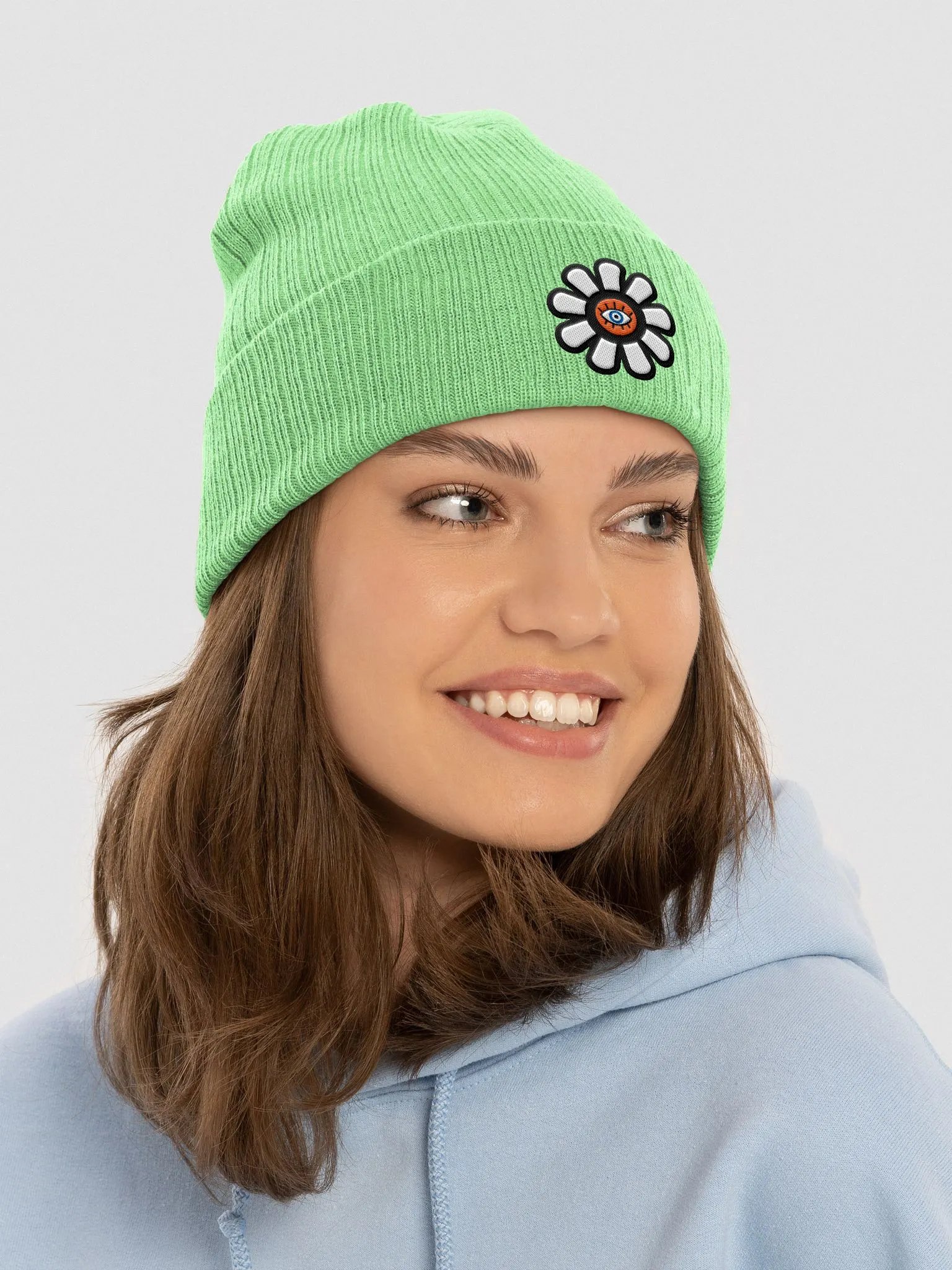 Lucky Eye Ribbed Beanie product image (21)
