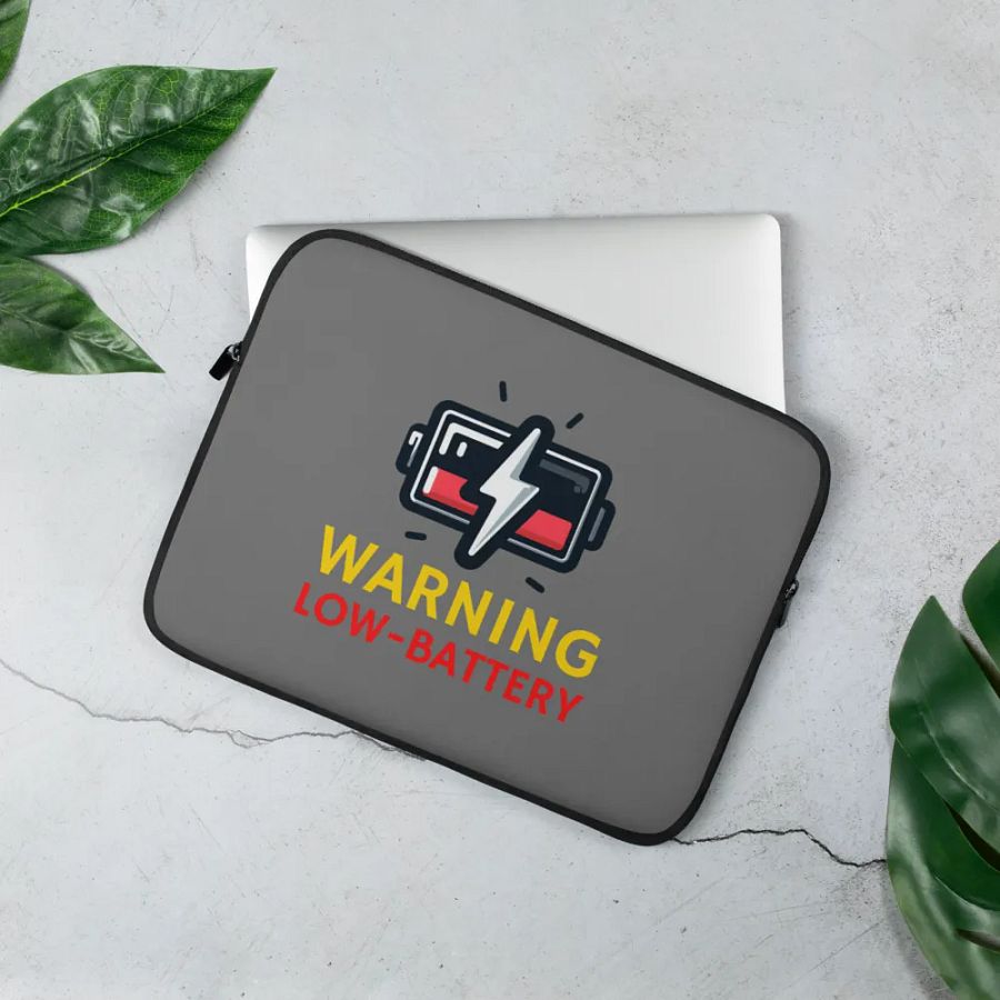 Low Battery Laptop Sleeve product image (2)