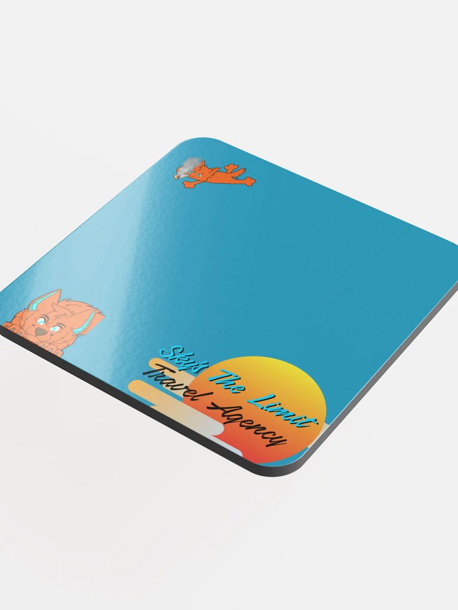 Sky's The Limit Travel Agency Cork Coaster product image (4)
