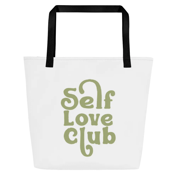 "Self Love Club" Tote bag with pocket product image (1)