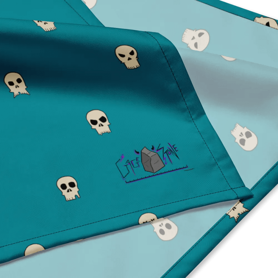 Skully Bandana (blue-green) product image (2)