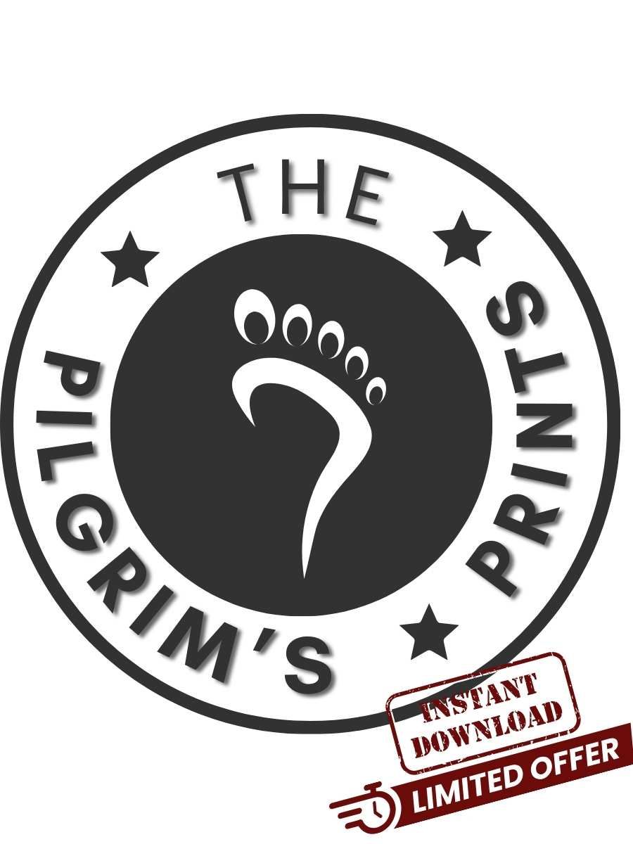Pilgrims Prints Logo - 12x12 product image (1)