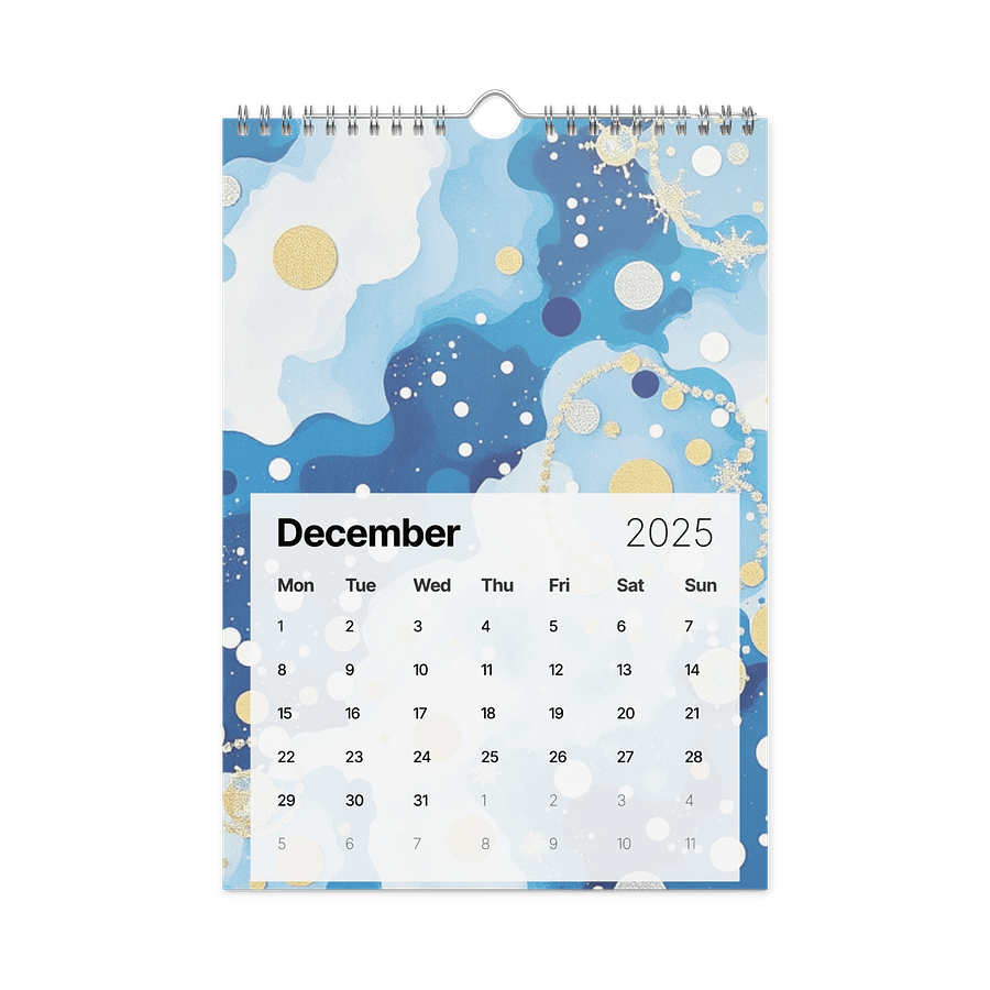 ART ABSTRACT WALL CALENDAR 2026 product image (4)