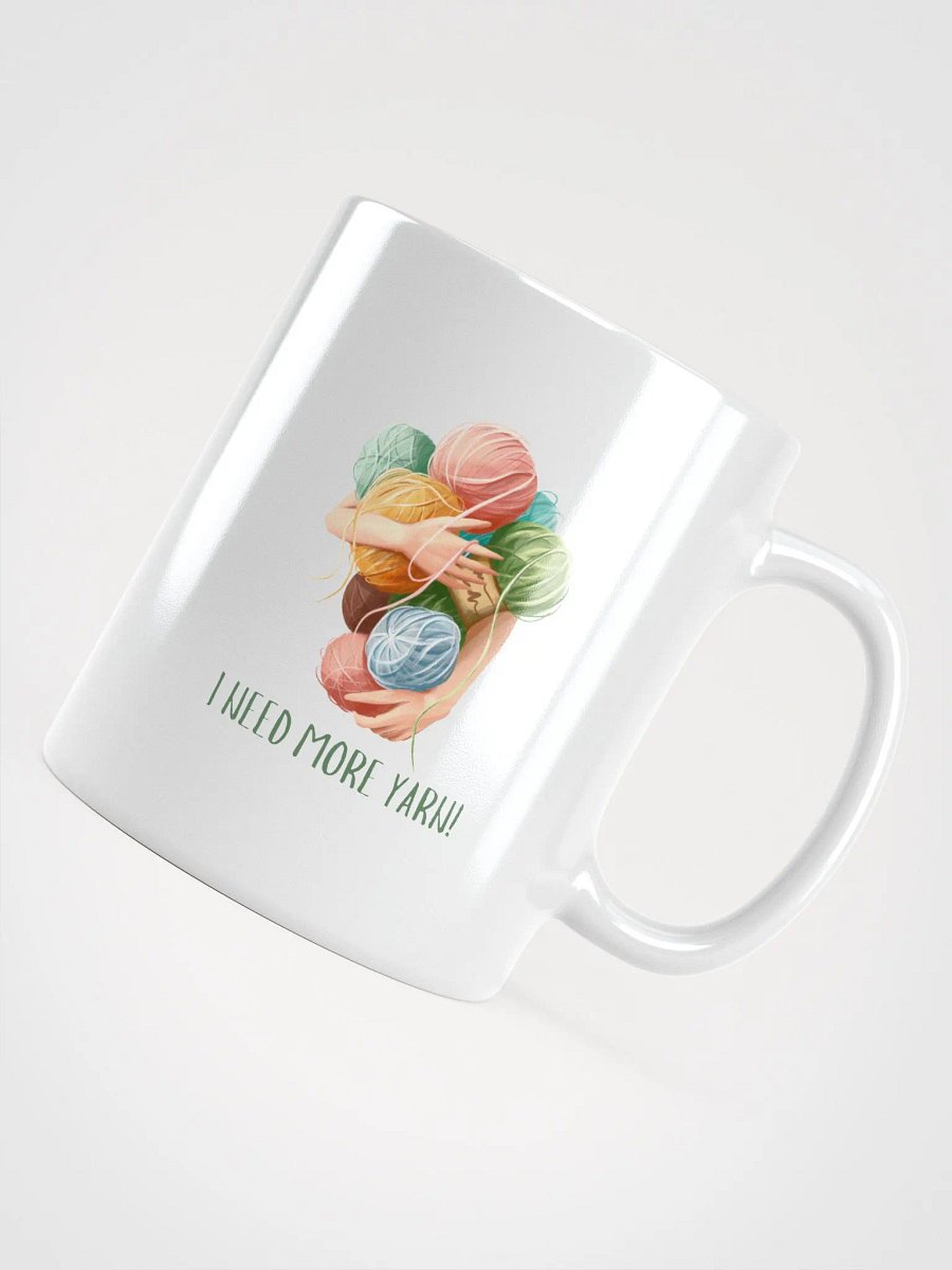 "Need Yarn" White Coffee Mug product image (4)