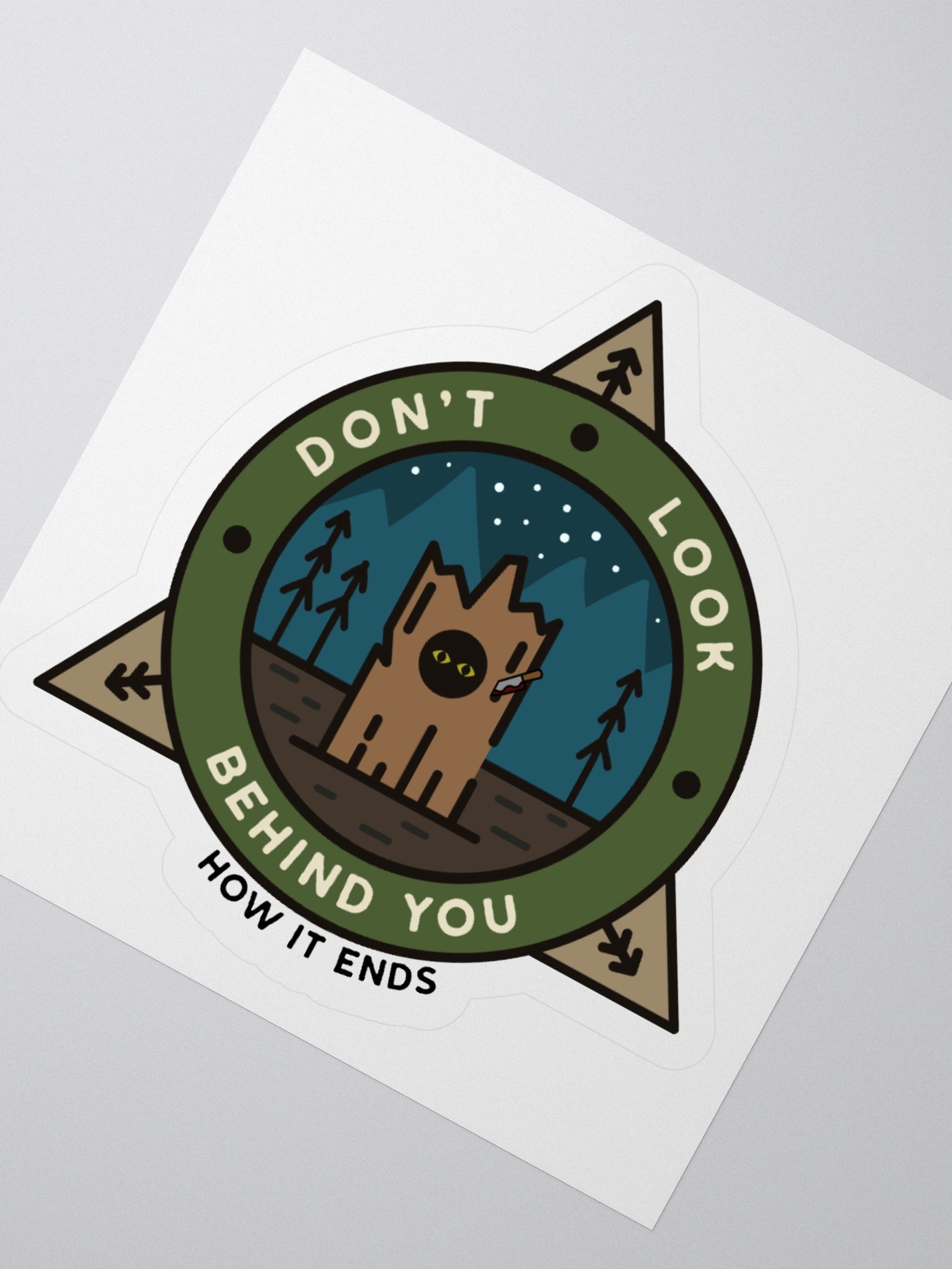 DON'T LOOK Sticker product image (2)
