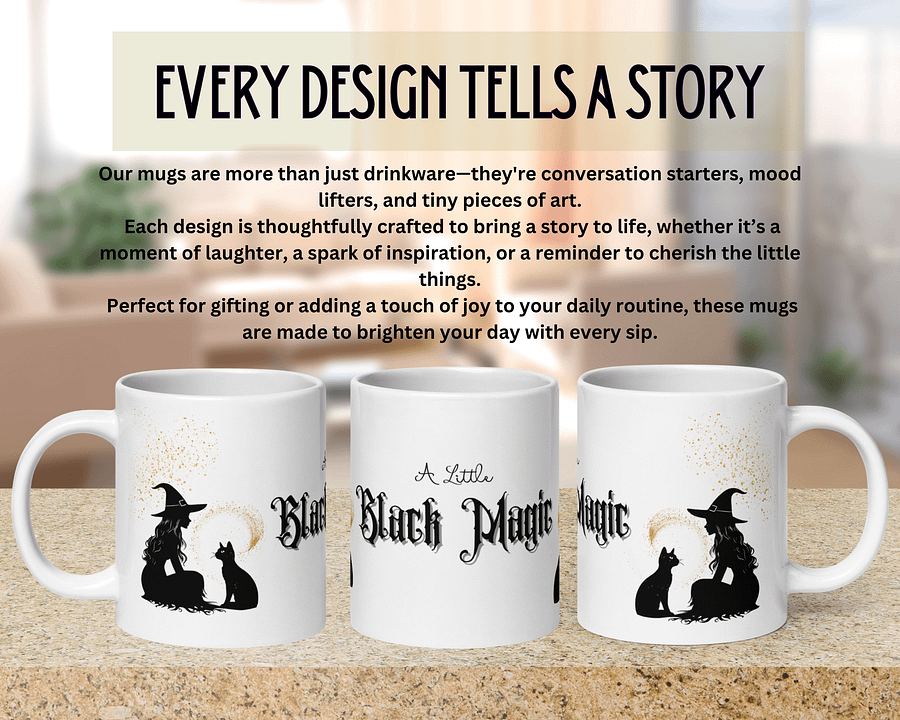 A Little Black Magic Glossy Mug product image (1)