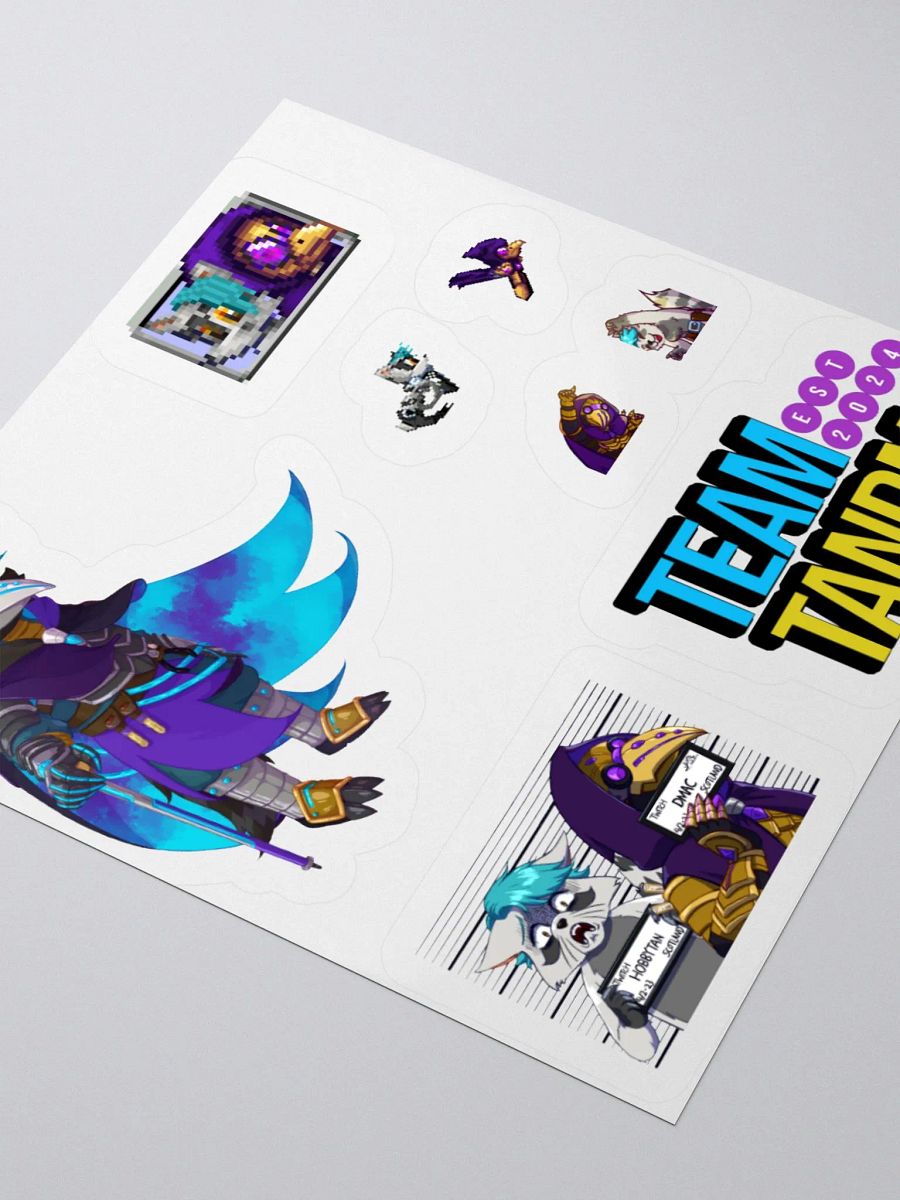 Team TanDM Sticker Sheet product image (7)