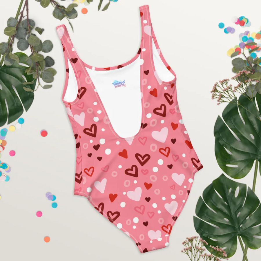 Heart Print Swimsuit product image (4)