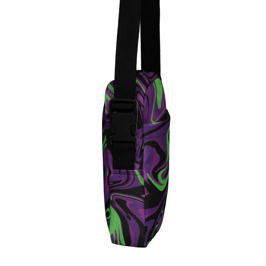 Purple Lime Swirl Utility Crossbody Bag product image (9)