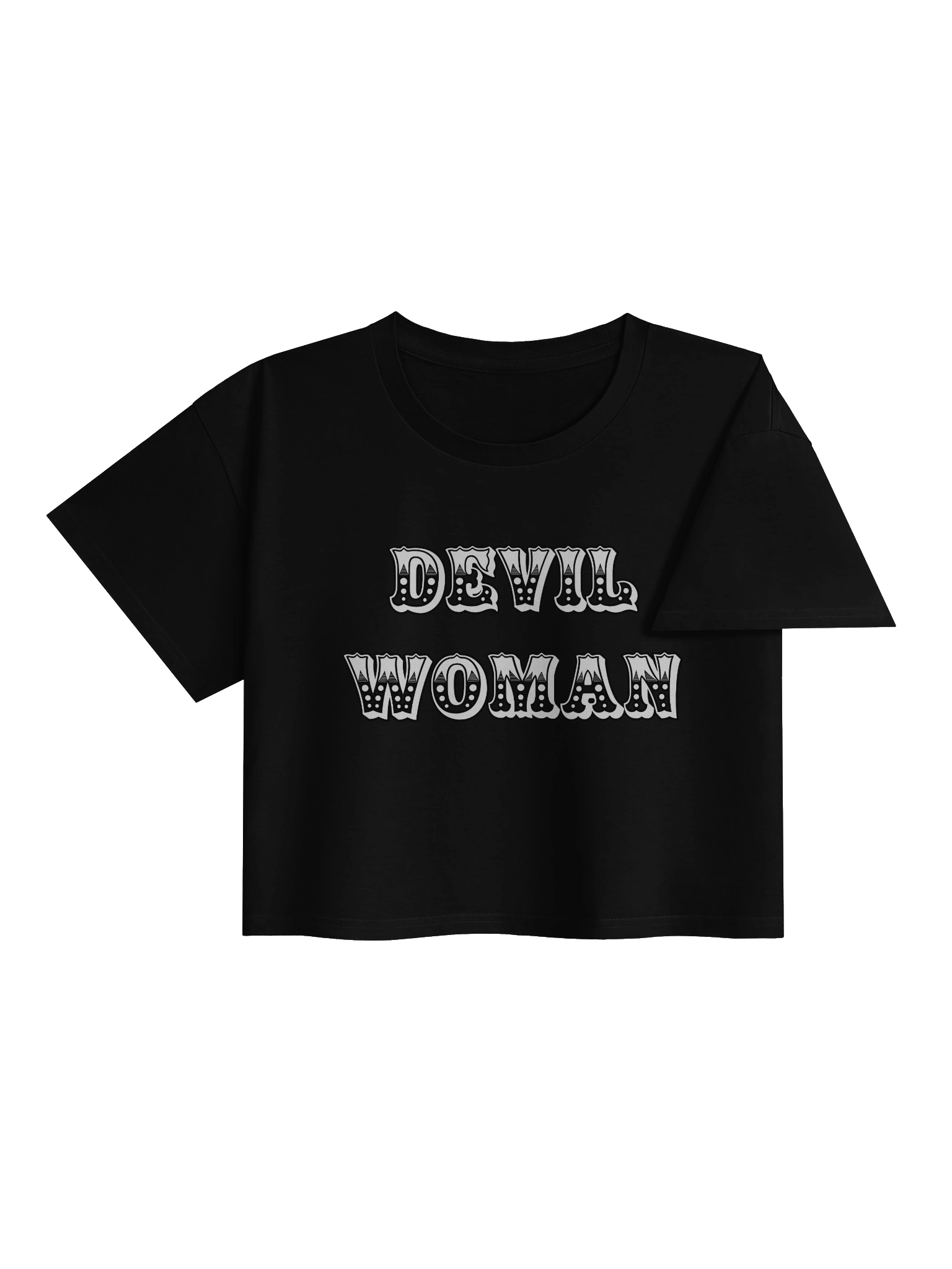 DEVIL WOMAN Crop Top T-Shirt product image (34)