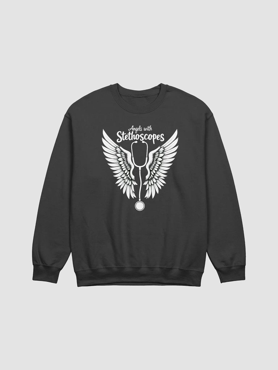 Angel Wings Stethoscope Crewneck Sweatshirt product image (8)
