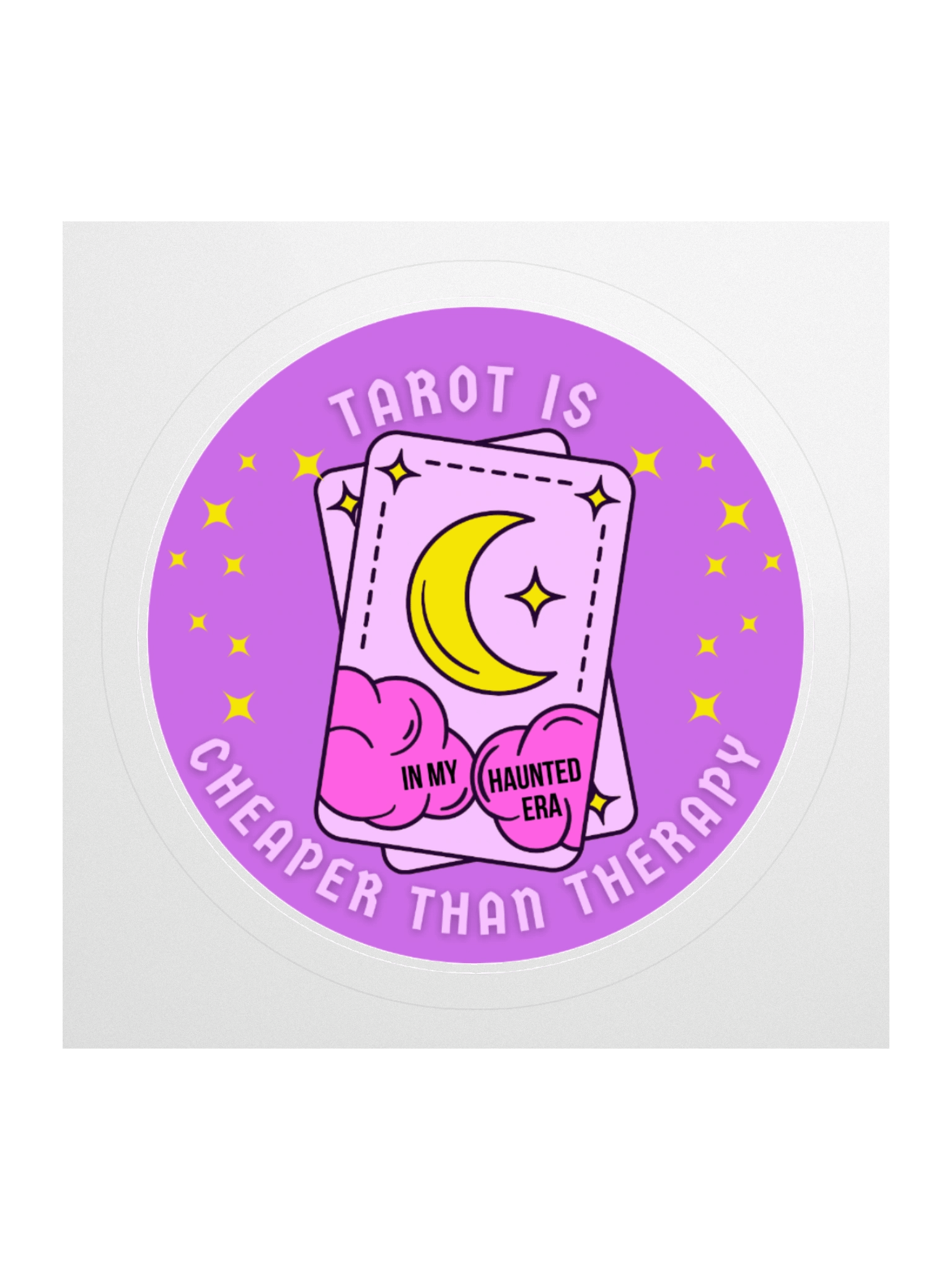 'Tarot Is Cheaper Than Therapy' Sticker product image (1)
