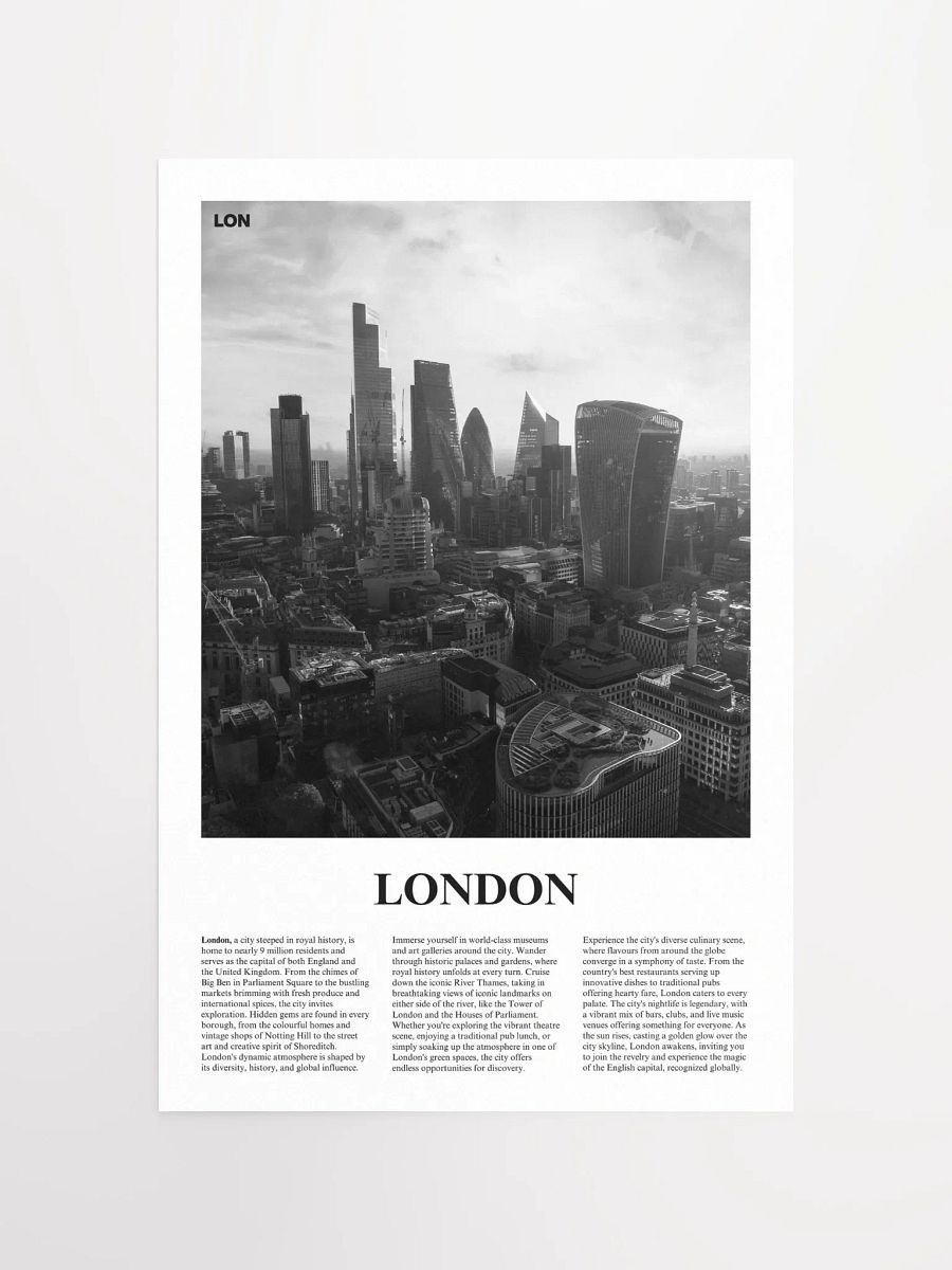 London 03 Newspaper Poster product image (5)
