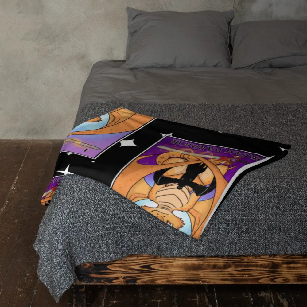 Day of the Dragon "Strength" Tarot Card Throw Blanket product image (11)
