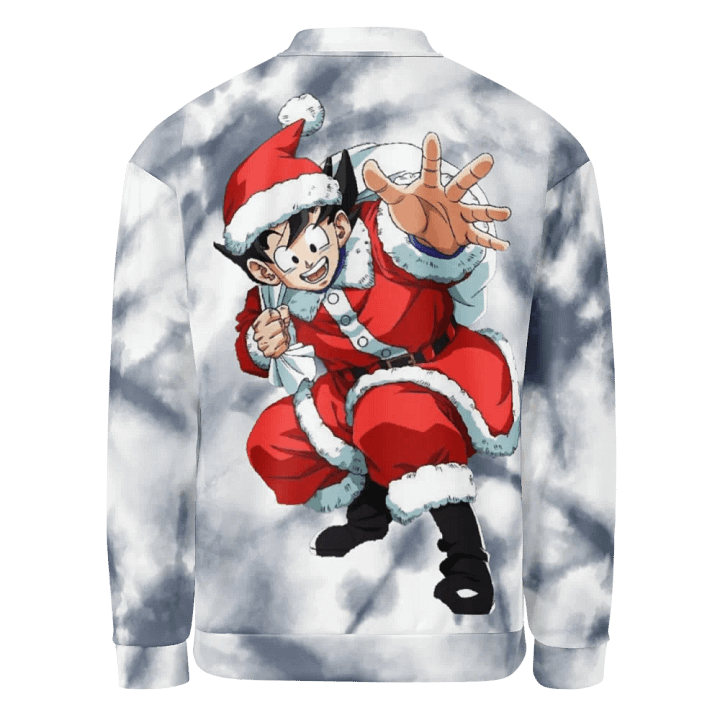 Dragon Ball Z Cloudy Christmas Bomber Jacket product image (2)