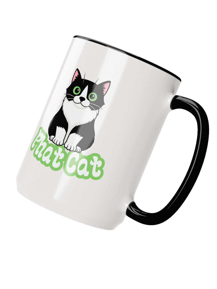 Phat Cat Mug (Green) product image (9)