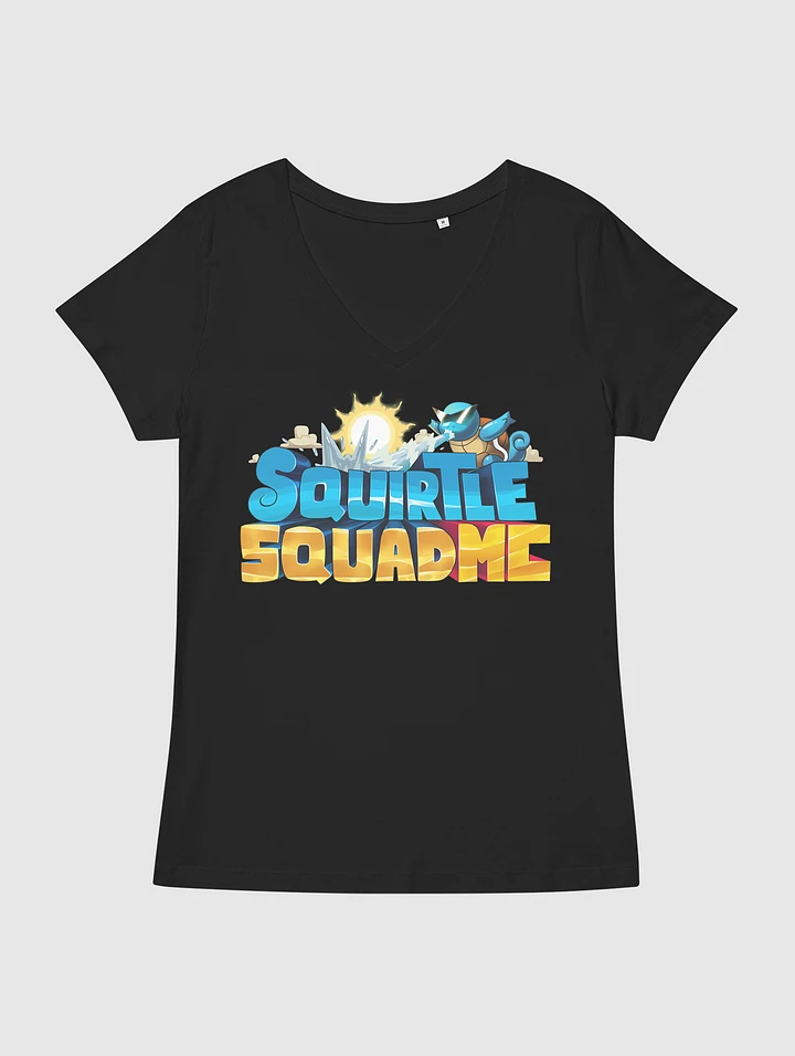 [SquirtleSquad] Women’s fitted v-neck t-shirt product image (1)