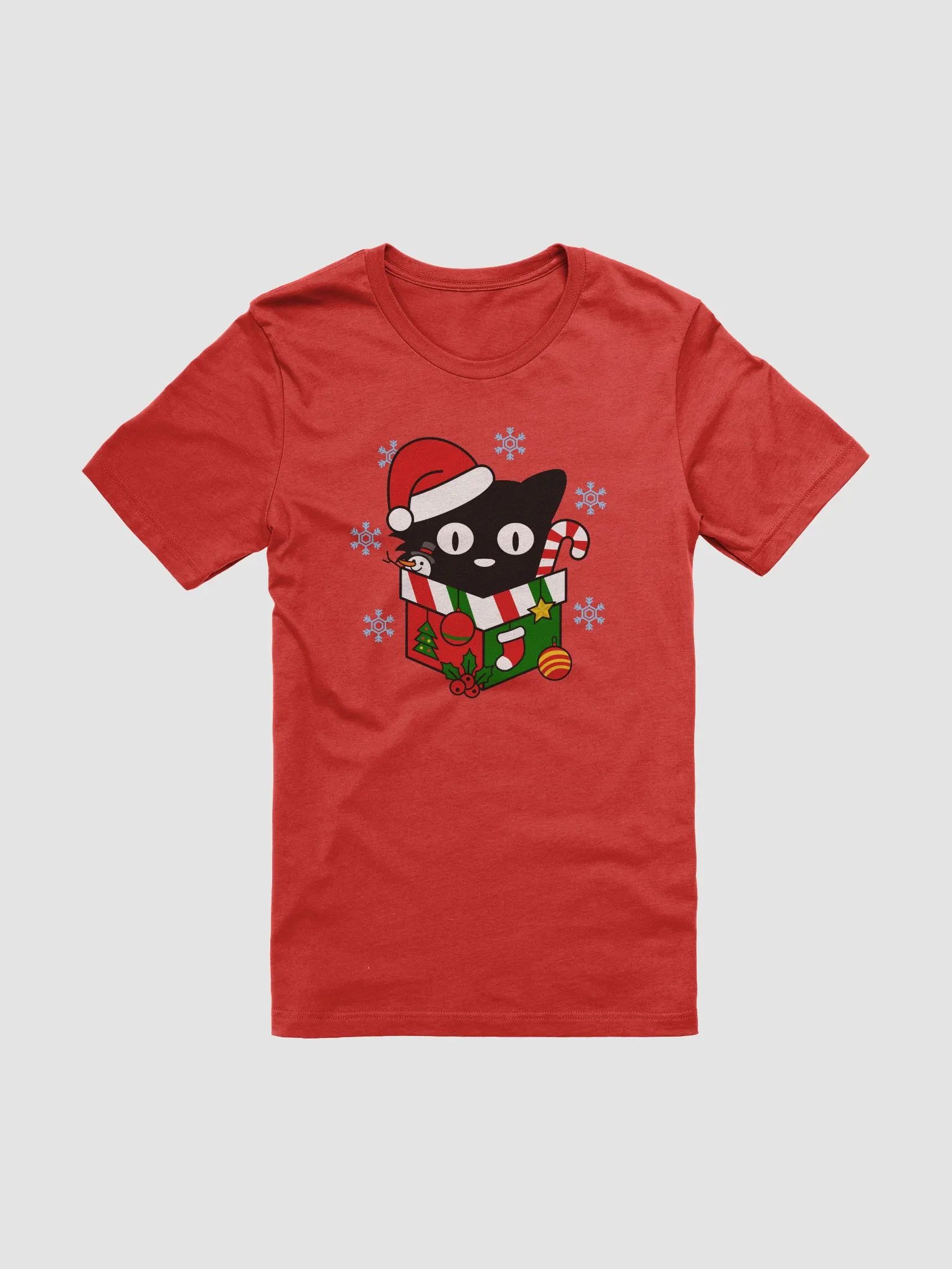 Christmas Cat in a Box Tee product image (11)