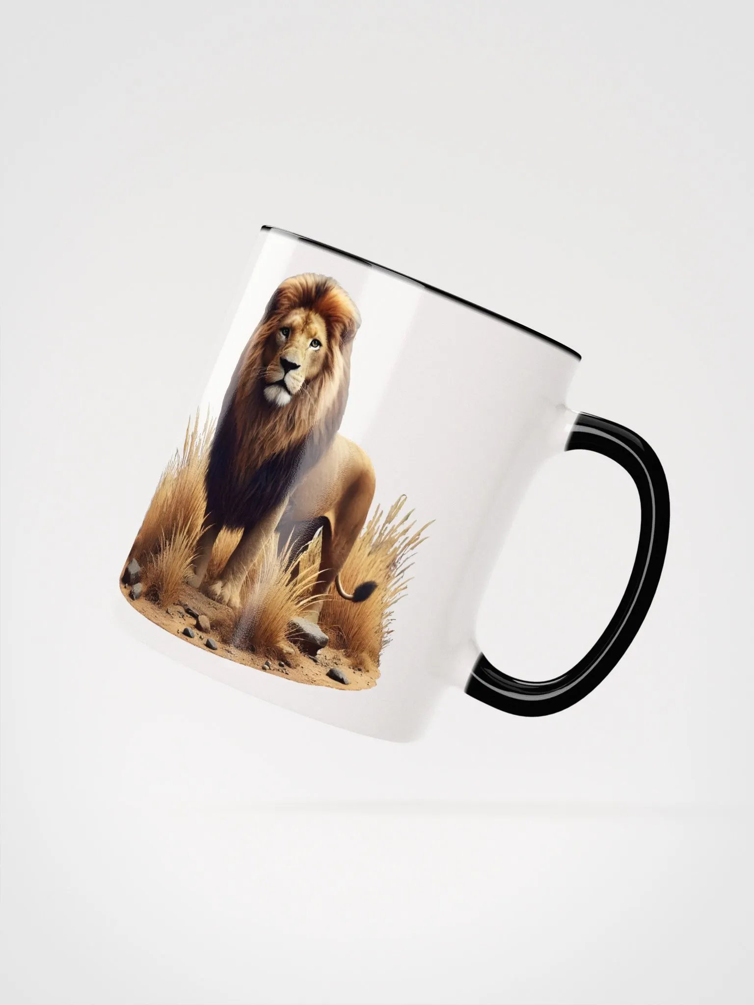 Majestic Lion Ceramic Mug. product image (3)