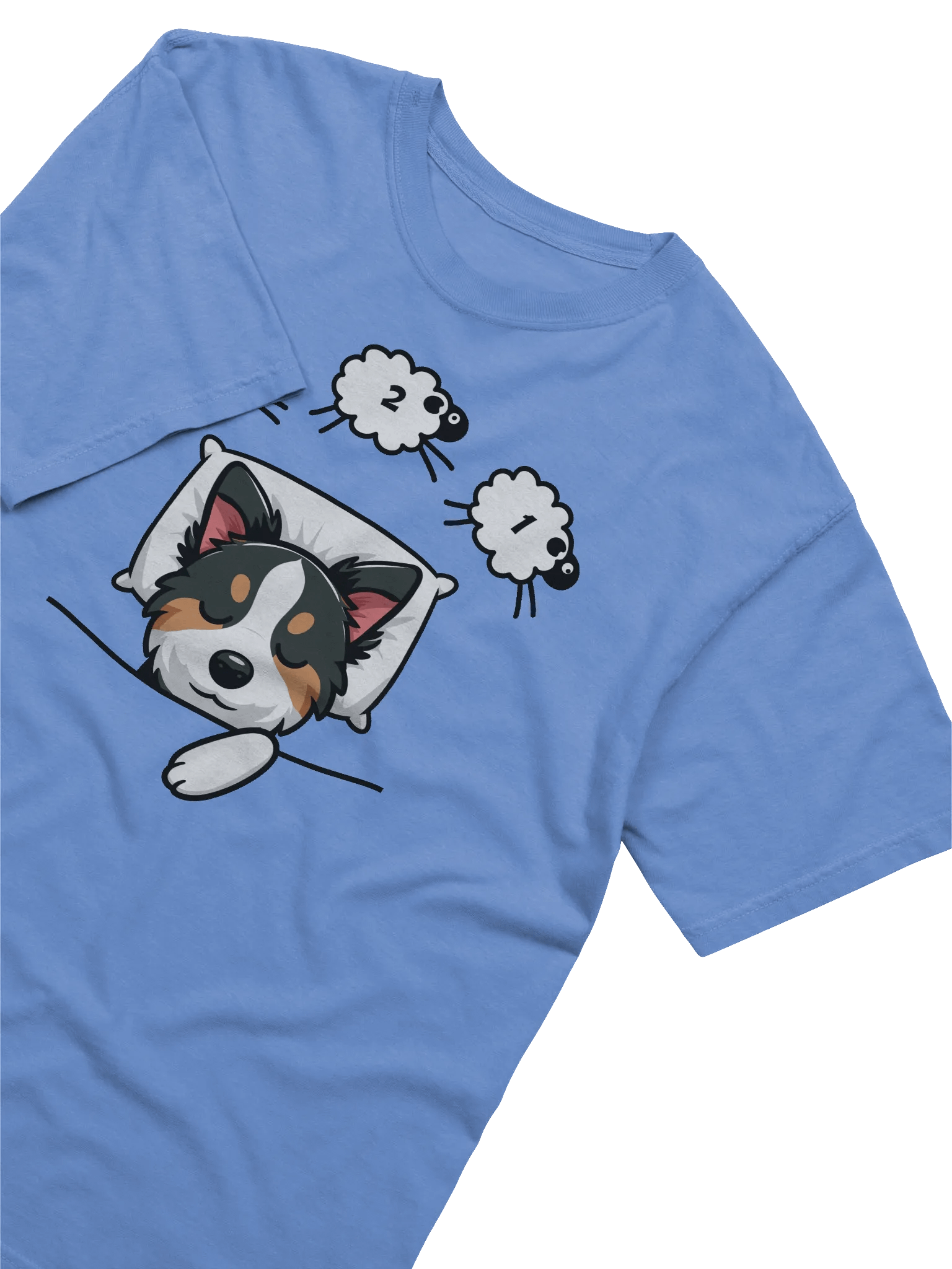Tri Border Collie Counting Sheep T-Shirt product image (2)