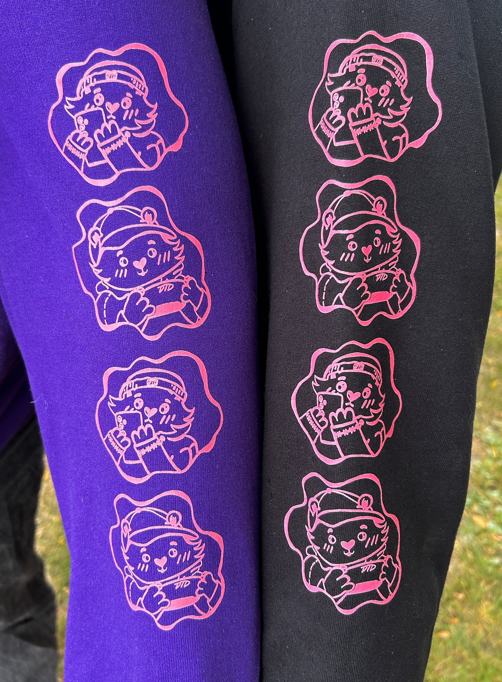 Logo & Sleeves - Hoodie - Pink product image (8)