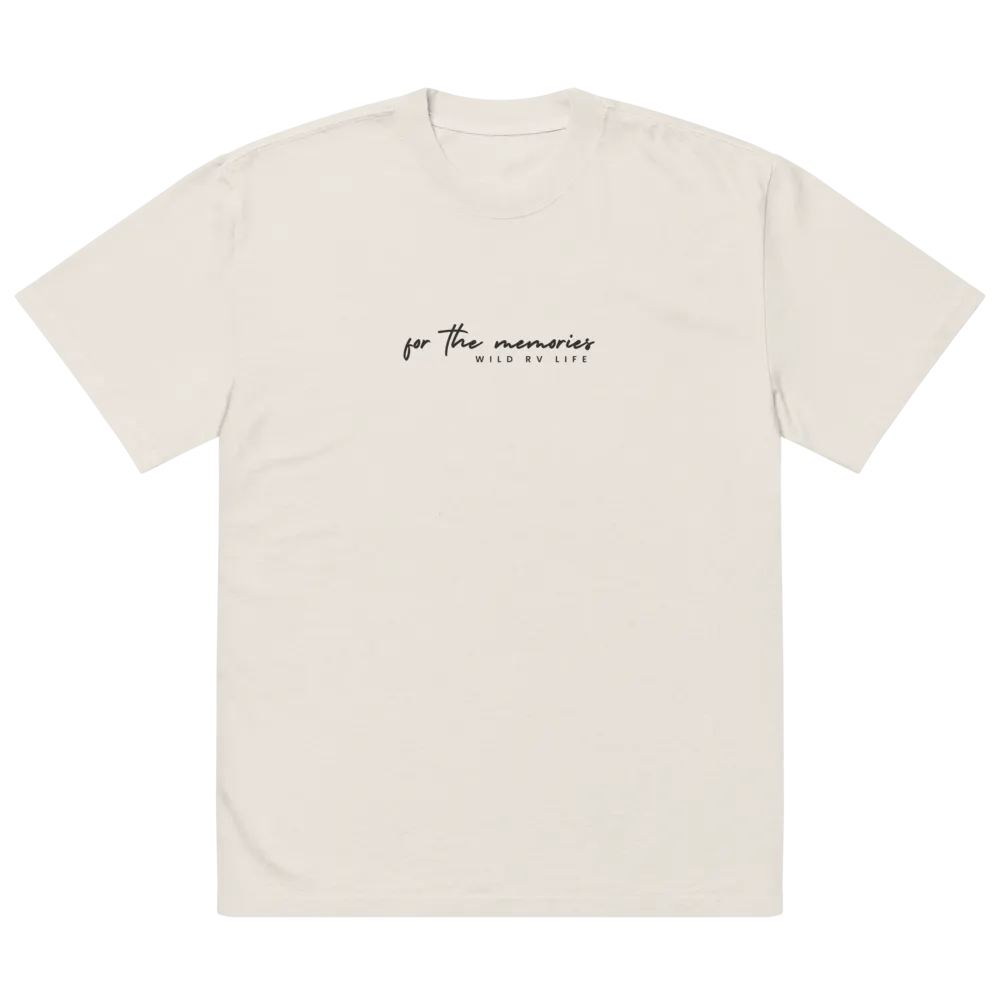 Premium "For The Memories" Oversized T-Shirt product image (2)