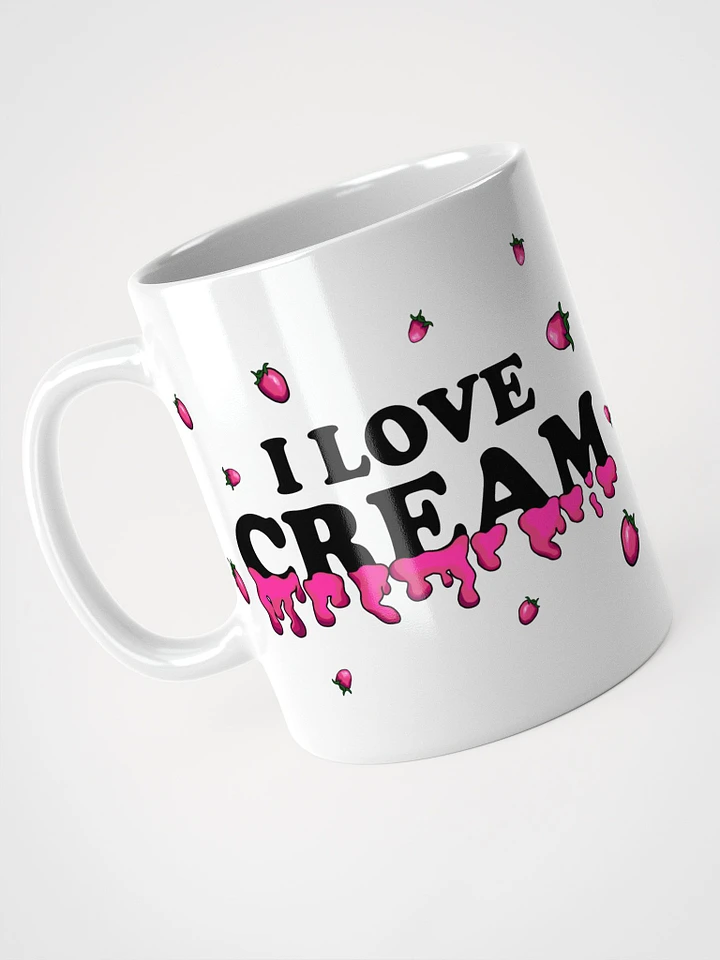 I Love Cream... // White Glossy Mug product image (1)