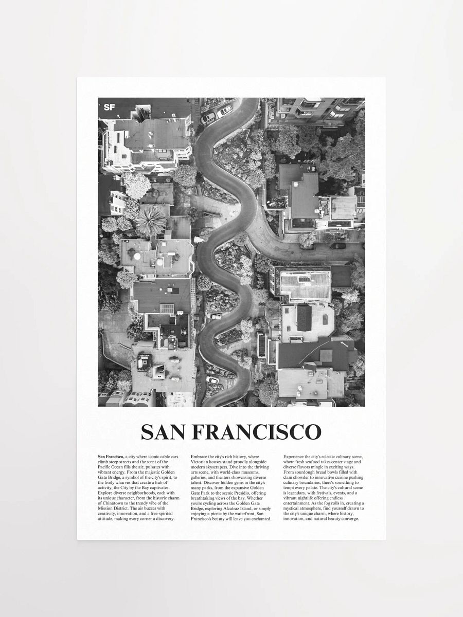 San Francisco 05 Newspaper Poster product image (11)