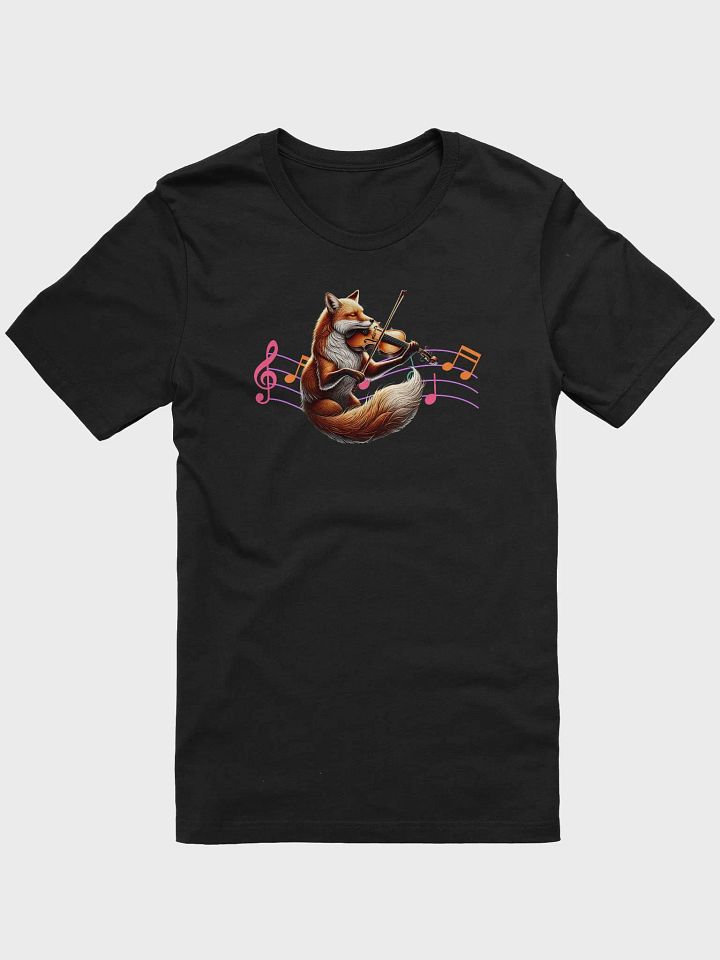 Whimsical Fox Violinist T-Shirt product image (2)