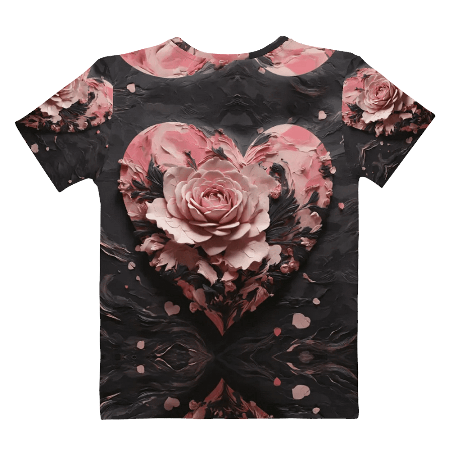 Floral Heart T shirt product image (3)
