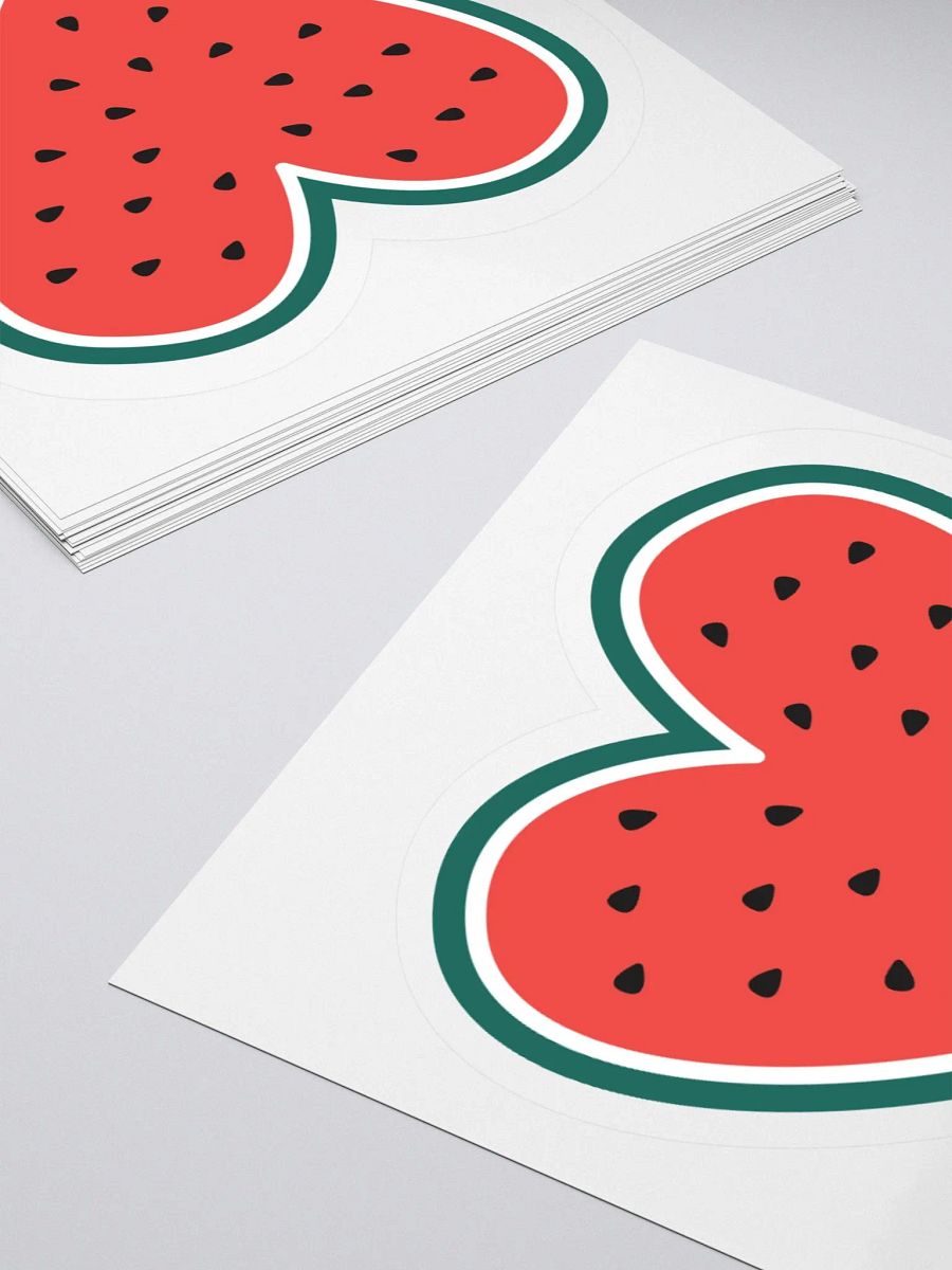 Watermelon Heart Sticker product image (11)