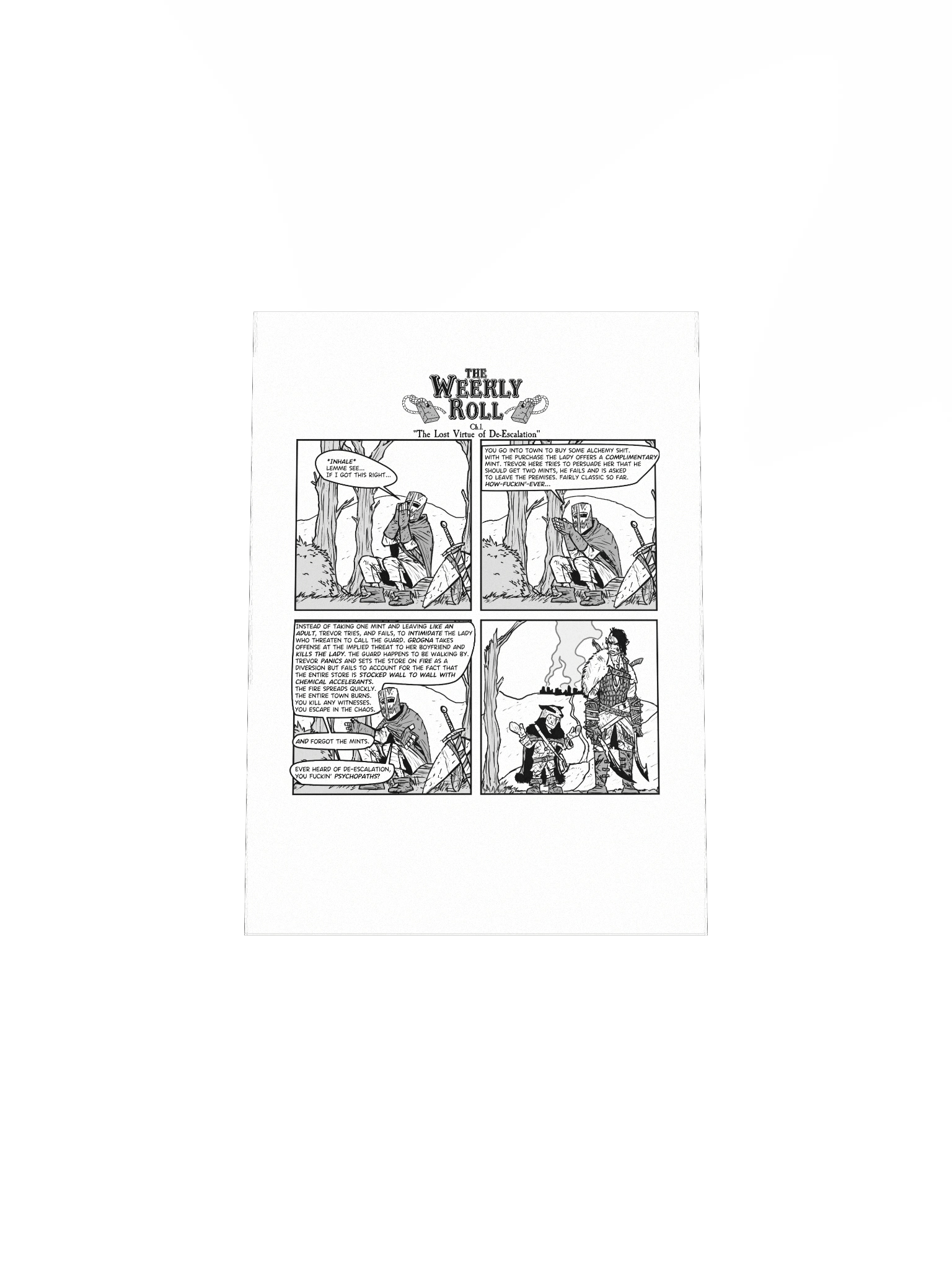 The Weekly Roll Ch. 150. Print Rectangular product image (14)