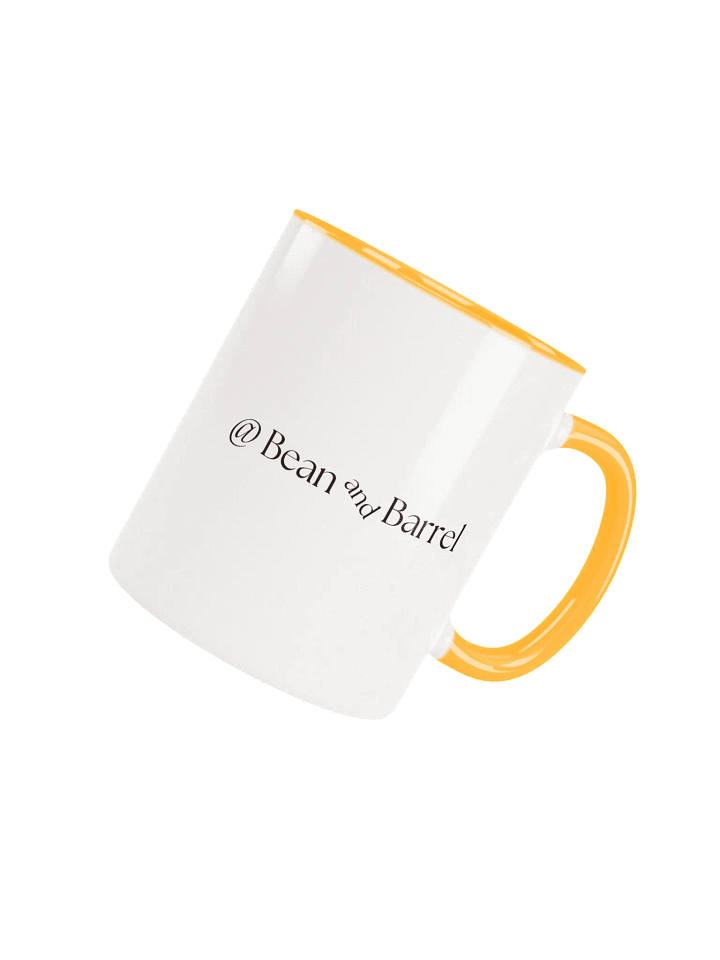Bean and Barrel White Coffee Mug with Colored Interior product image (2)