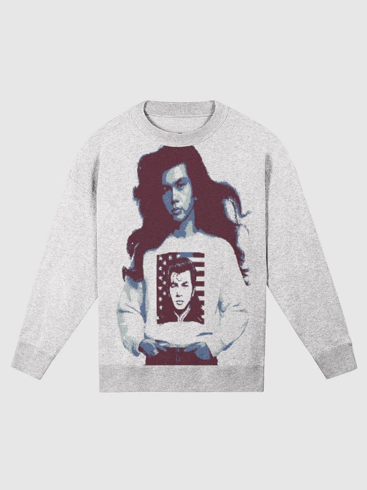 Jason Lam Relaxed Knitted Sweater (META-WHITE) product image (1)