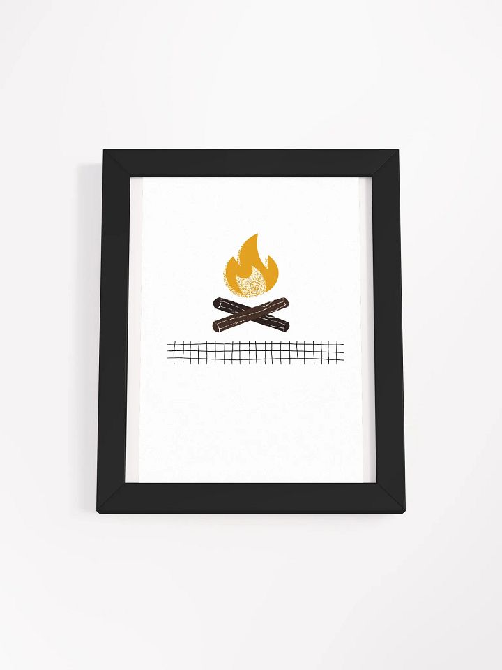 Radiant Campfire Framed Matte Poster product image (22)