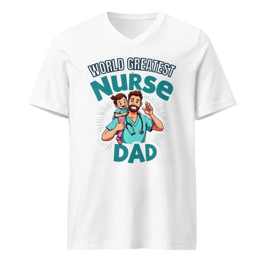 Nurse Dad Appreciation V-Neck Tee product image (1)